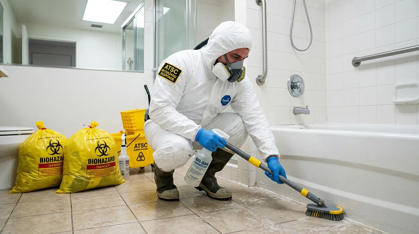 Decontamination equipment deployed for Blood Cleanup in De Soto